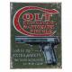 Colt Revolvers & Automatic Pistols Targa - Metal Plate